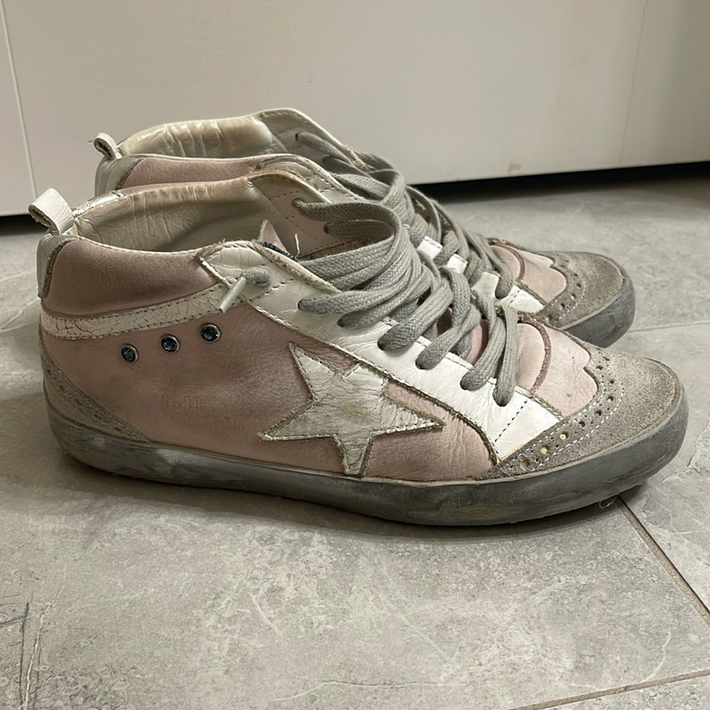 Pink Golden Goose Midstars
